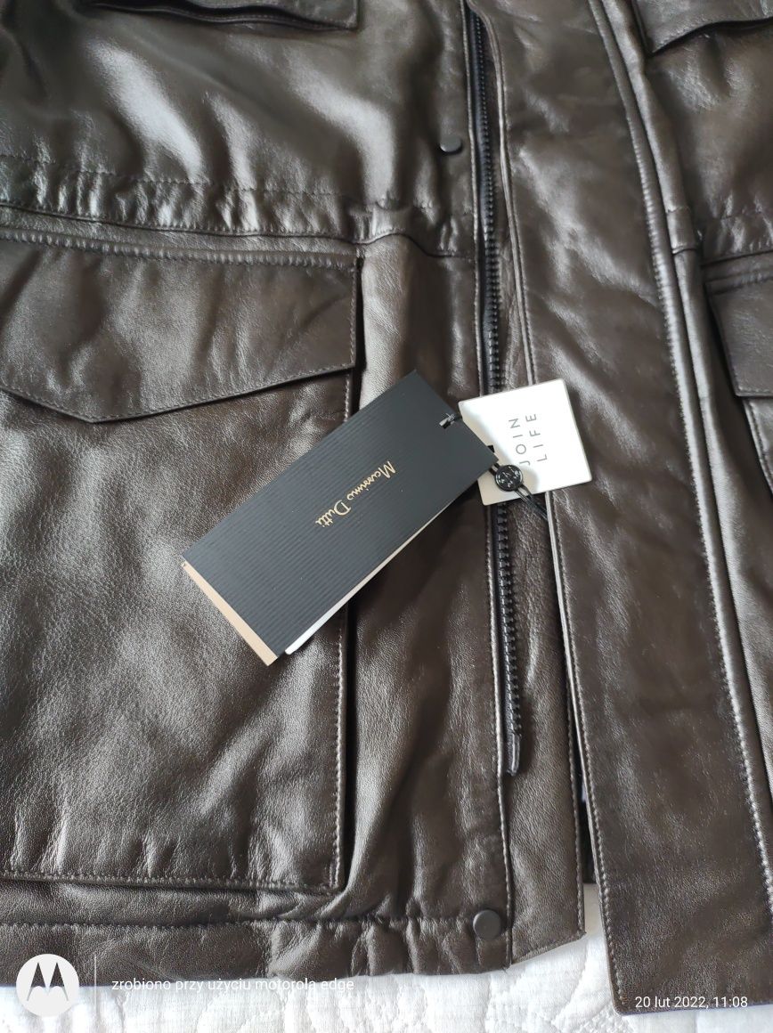 Kurtka skórzana Massimo Dutti L
