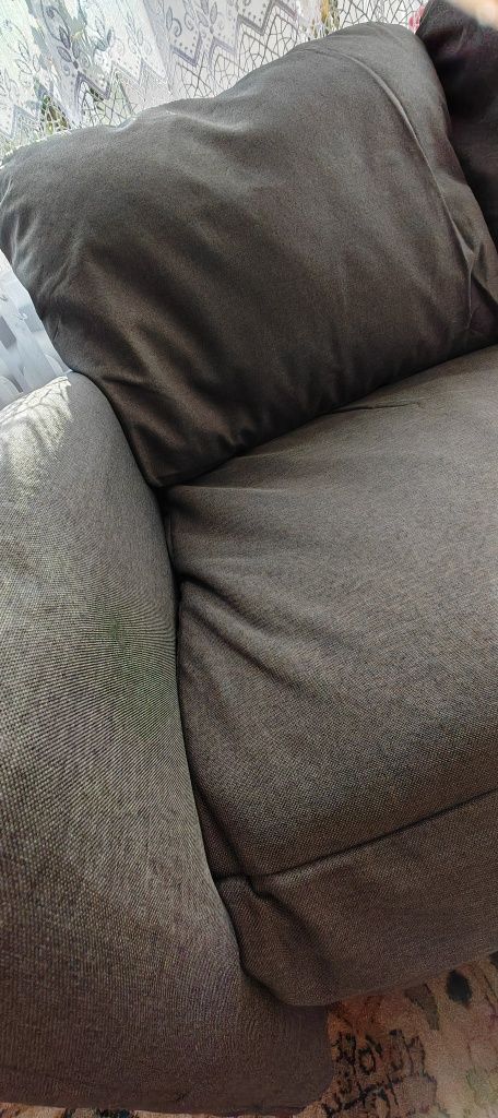 NOWA Sofa 3-osobowa, ciemnoszara, 180 cm, tapicerowana możliwy transpo