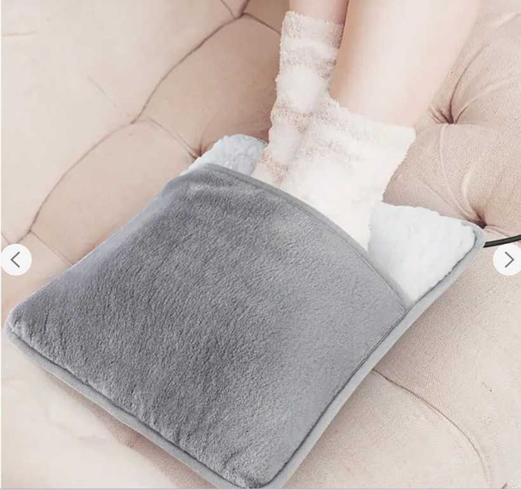 Грілка для ніг з USB підігрівом фланелева Електрогрілка Електрокилимок