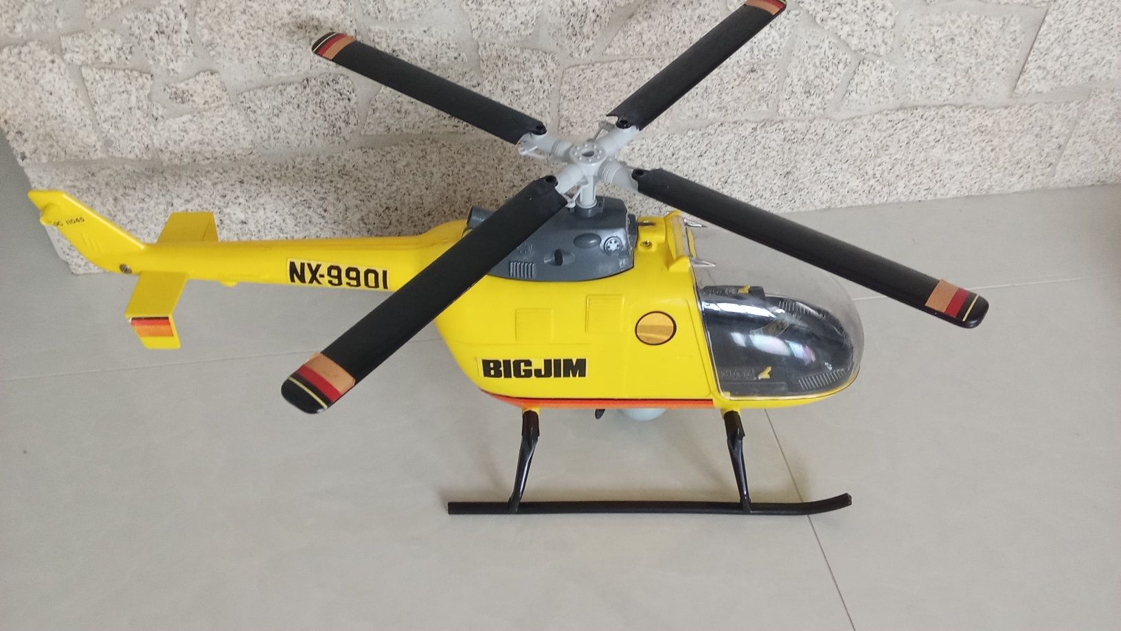 HELICÓPTERO 63 Cm. Adorno e Divertir Criança 2 Fotos
