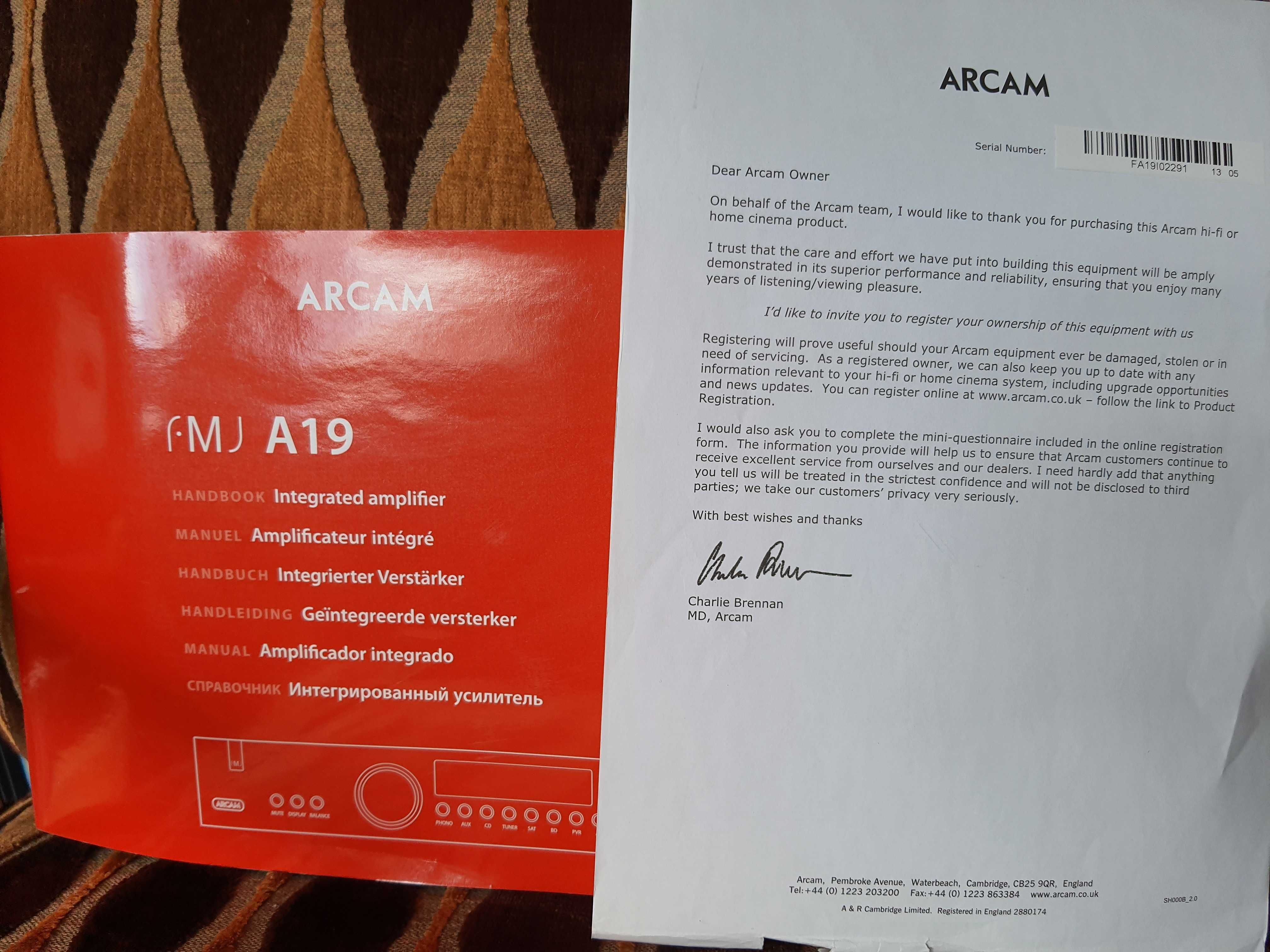 doskonały klasyczny wzmacniacz stereo Arcam FMJ A19