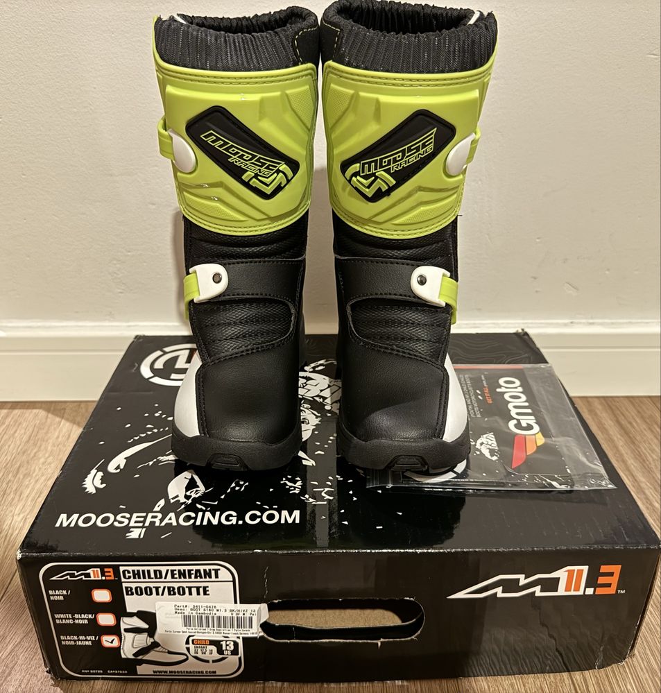 Buty motocyklowe dziecięce, Moose Racing M1.3 Rozmiar EU 32