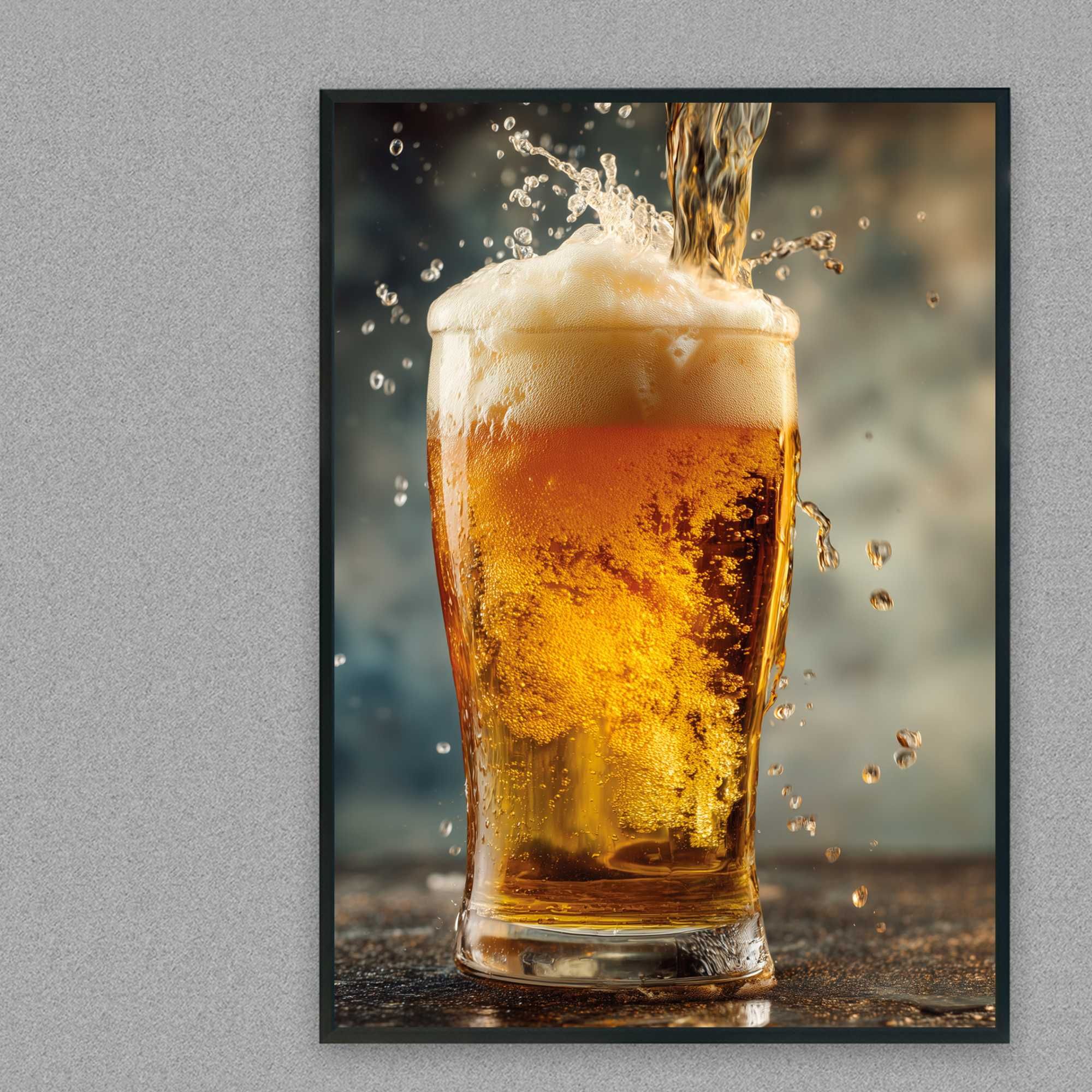 plakat reklamowy piwo, plakat piwo do baru i restauracji, plakat piwo