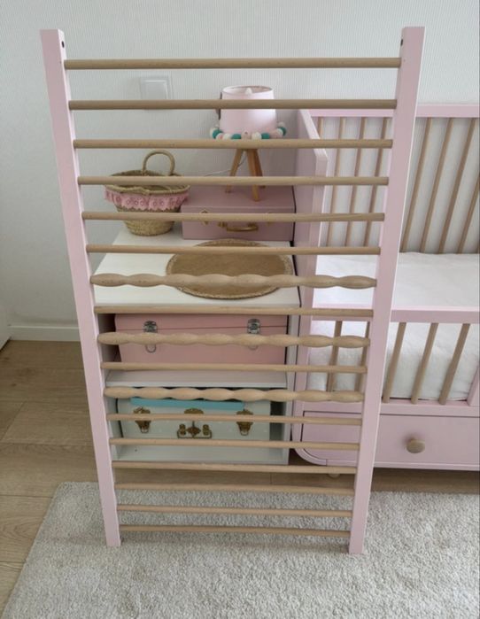 Berço ikea Myllra e colchão ecus care