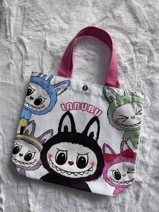 Labubu oryginalny nowy zestaw set na prezent opaska zegarek kokardka