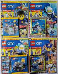 5 figurek Polcja Lego City magazyn 4 X Diuk+nurek+pies+Quad+skuter