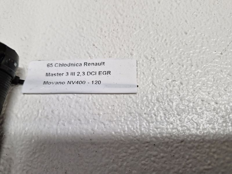 RENAULT MASTER 3 III MOVANO B NV400 2.3 DCI CHŁODNICA EGR 214C10001R