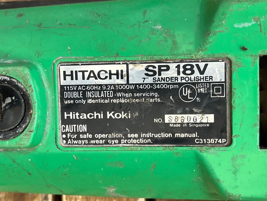 Hitachi SAT-180 – Szlifierka/Polerka 180 mm – 240V