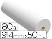 Rolo Plotter 914x50mx50 80g Caixa C/4 Unidades