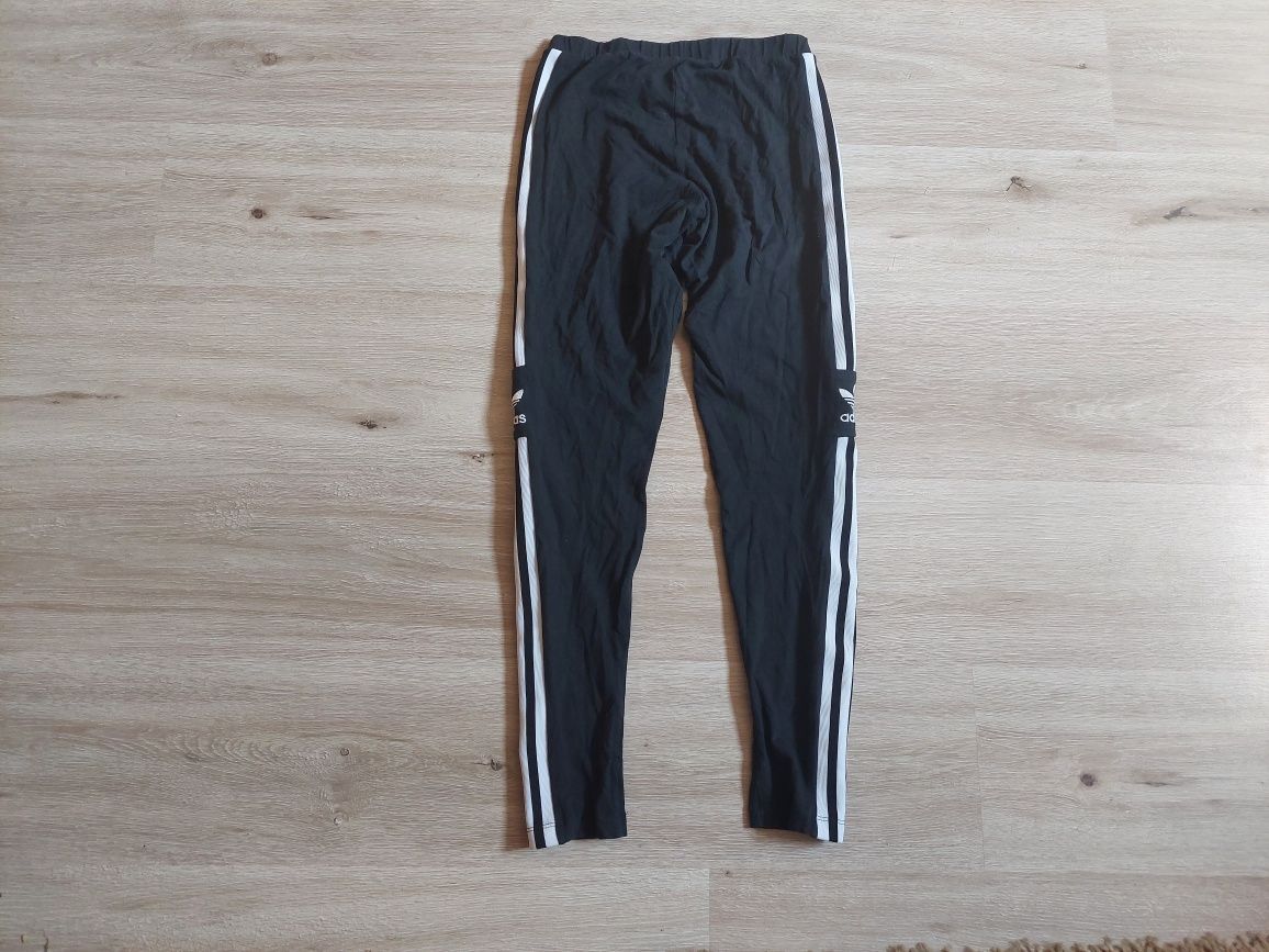 Adidas damskie spodnie obcisle legginsy oldschool vintage