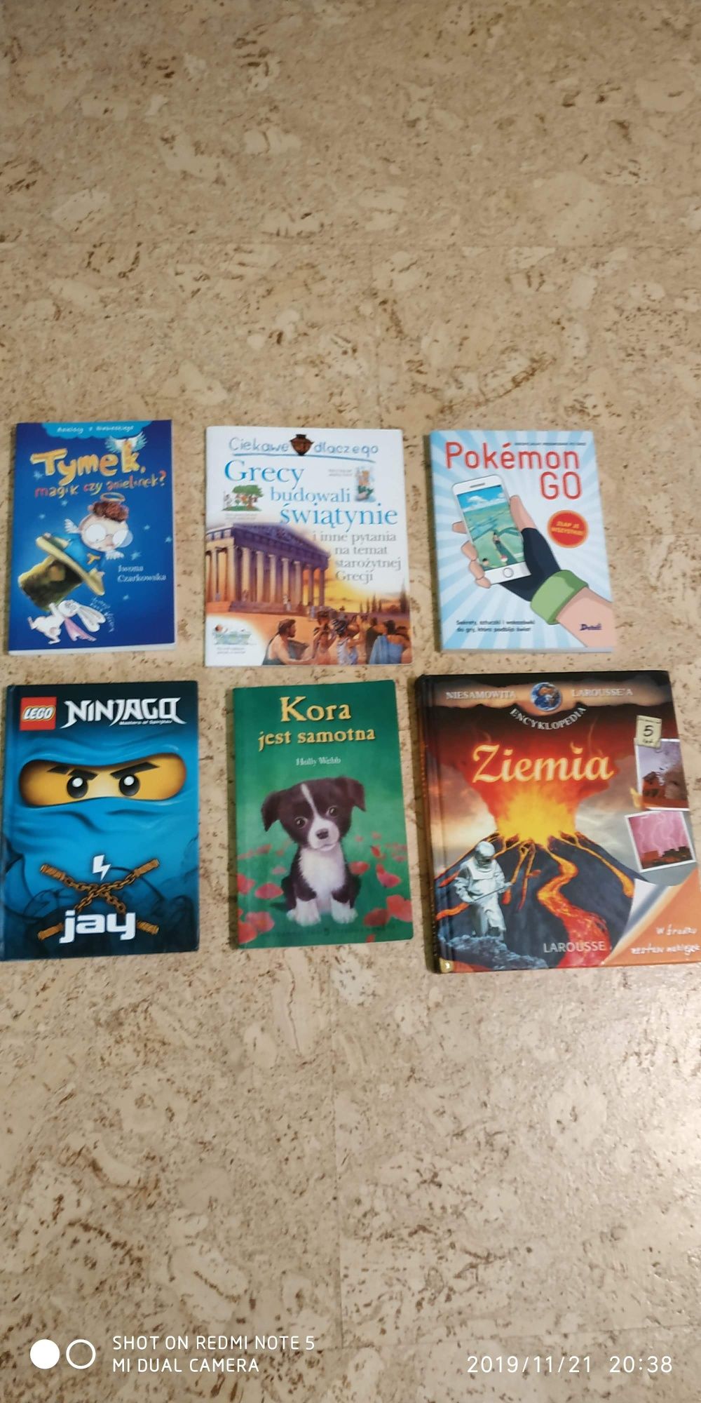 Książki Pokemon, encyklopedia Ziemi, Grecja, Kora, Tymek
