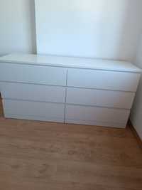 Comoda malm branca 6 gavetas