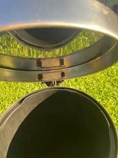 Caixote de Lixo de 50 litros em aço inox Abrantina