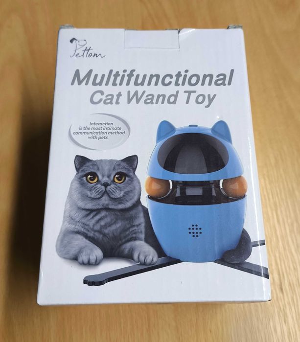 PETTOM Interaktywna zabawka dla kota 3w1 automatyczna [2510]