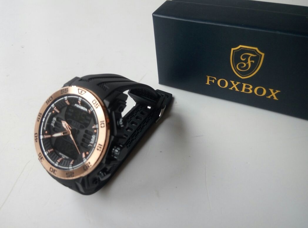 Часы наручные мужские Foxbox кварцевые водонепроницаемые спортивные