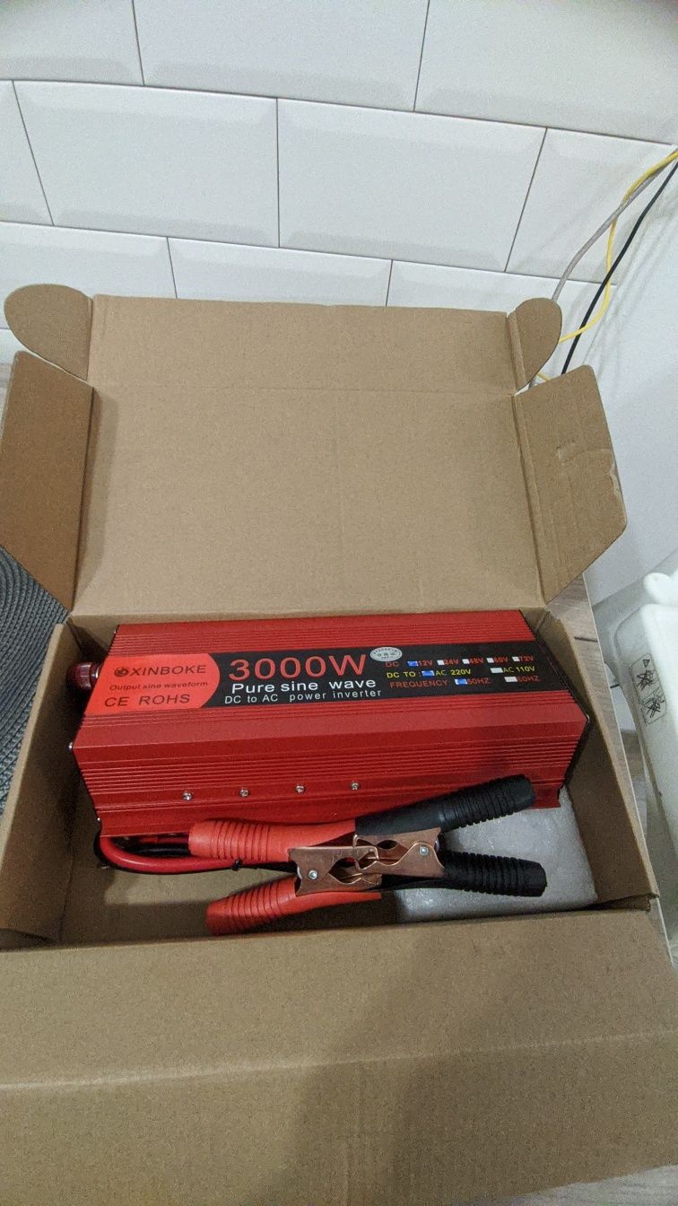 Інвертор для котла,  перетворювач 3000 w,   чиста синусоїда