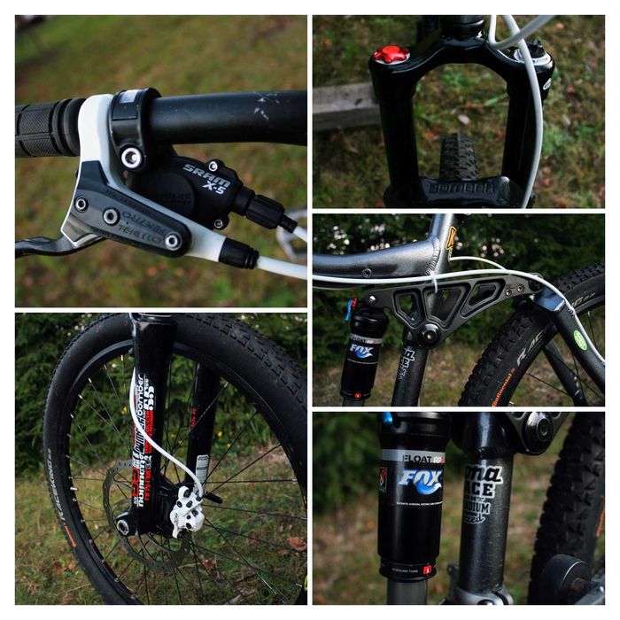 KONA DAWG deluxe WySyŁkA FULL 3x9 BOMBER deore FOX fuel trance spark