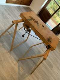 Mesa fresadora / tupia para madeira com elevação e acessórios