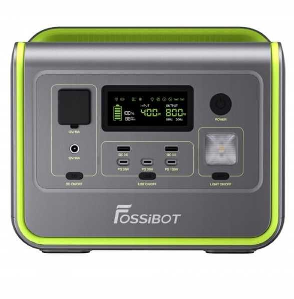 Przenośna Stacja Zasilania Generator PowerBank FOSSiBOT F800 512Wh FV