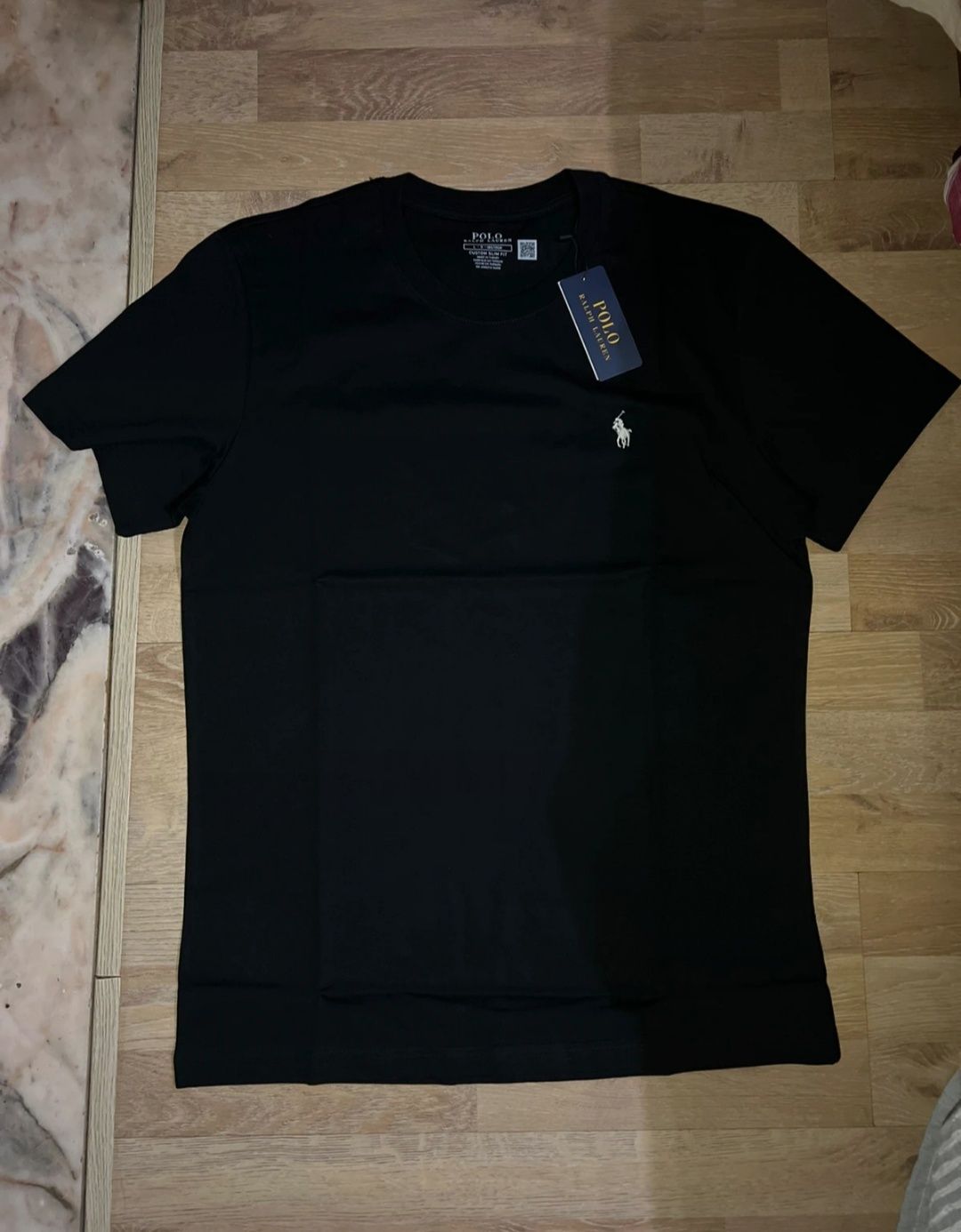 T-shirt Ralph Lauren preta L