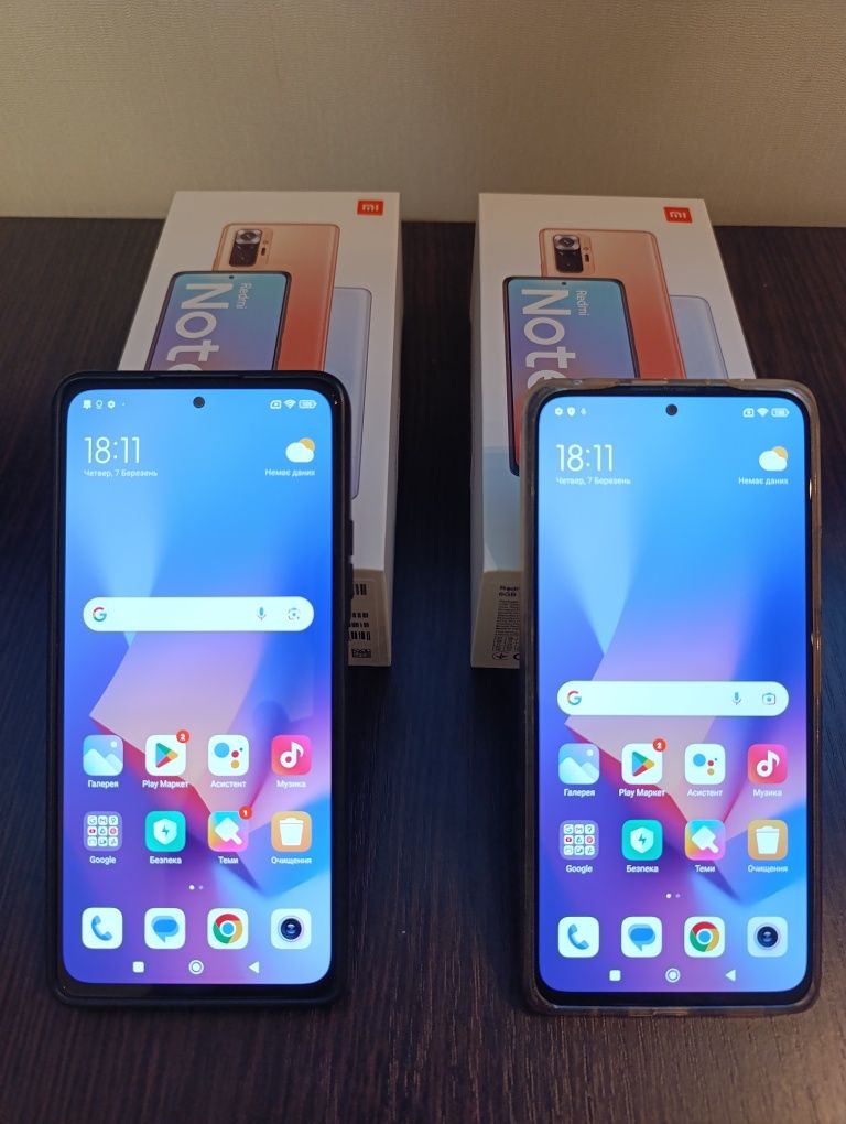 Смартфон Xiaomi Redmi Note 10 Pro 6/128GB Glacier Blue