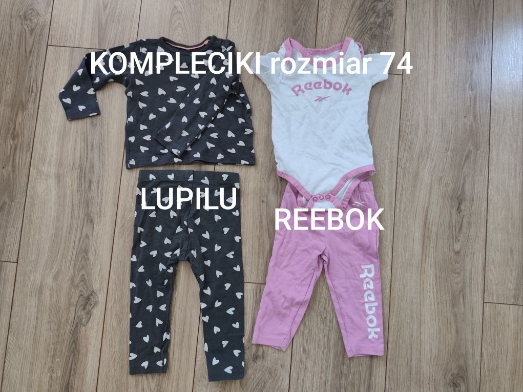 Paczka ubranek dla dziewczynki rozmiar 74 70 szt.