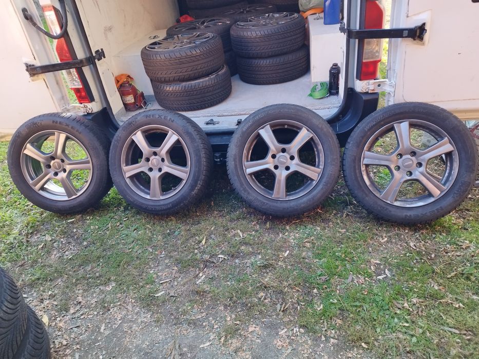 Sprzedam alufelgi r17 5x112 opony zimowe cena za całość