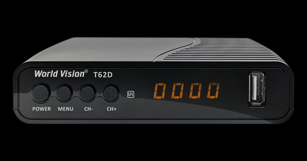 Приставка Т2 тюнер ресивер приемник World Vision T62D YouTube IPTV