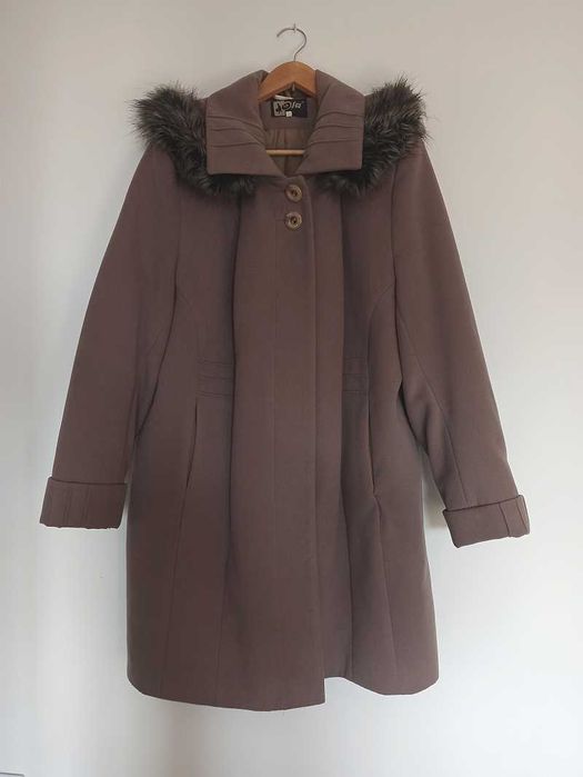 Zimowy płaszcz damski XXXL plus size