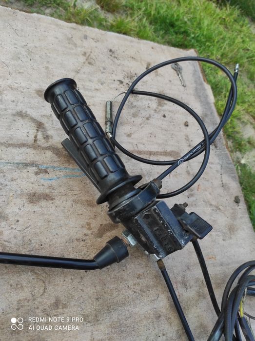 Przełączniki rolgaz lusterka kpl na kierownicę Simson org DDR 9.347