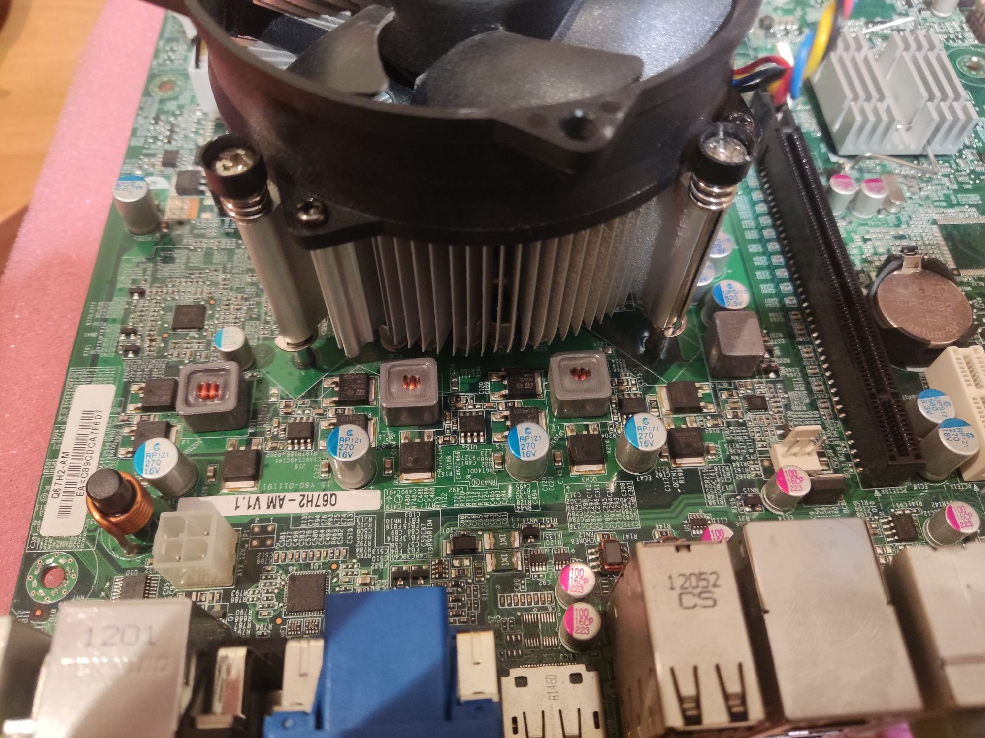 Материнская плата H1 +i7-2600+DDR3 16гб