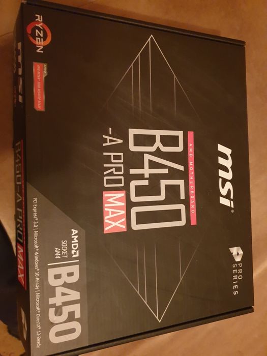 Продам мат.плату msi b450-a pro max