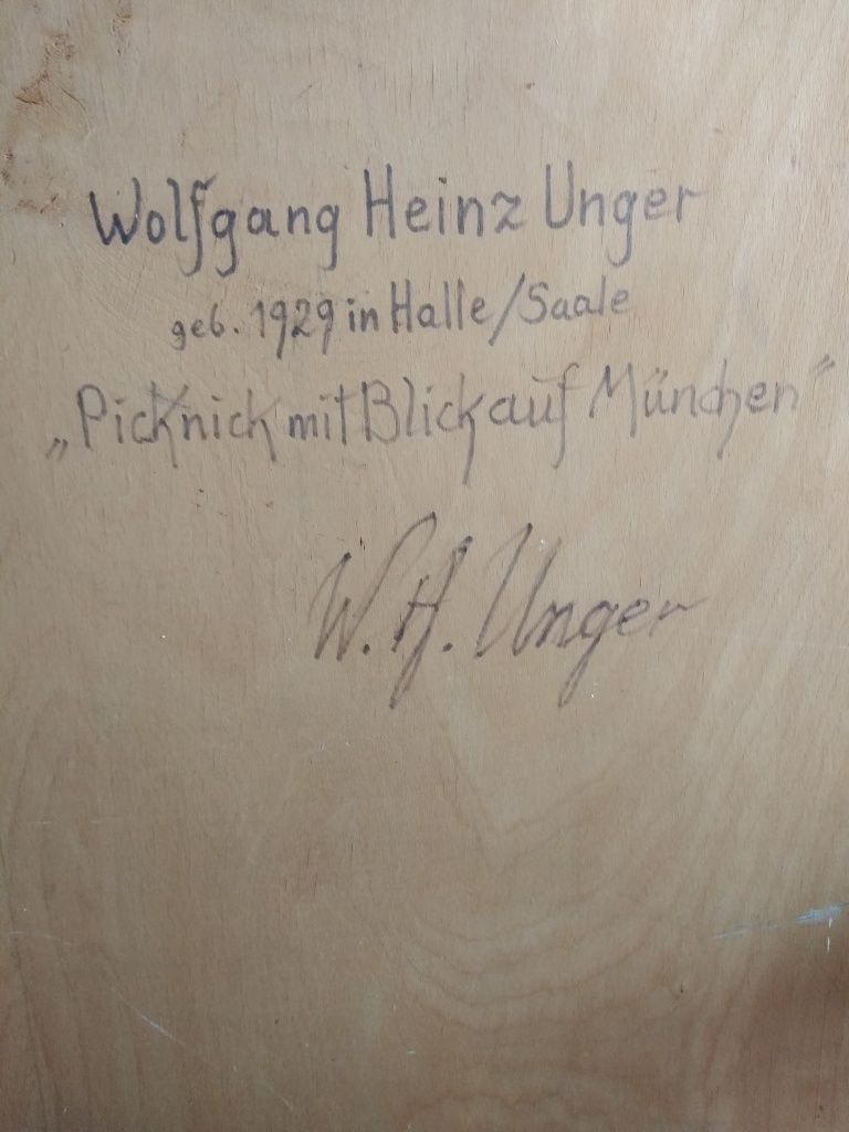 Wolfgang H.Unger  1929 certyfikat autentyczności