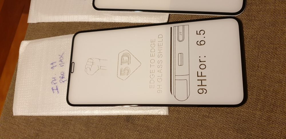 Pelicula de vidro 5D iphone 11, iphone 11 pro e iphone 11 pro max
