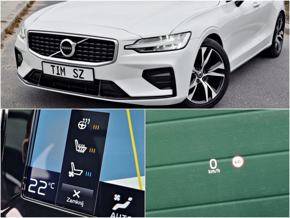 Volvo V60 _ R-DESIGN_ WENTYLOWANE Fotele_ PANOramaDACH_ Masaże_ Head-UP_