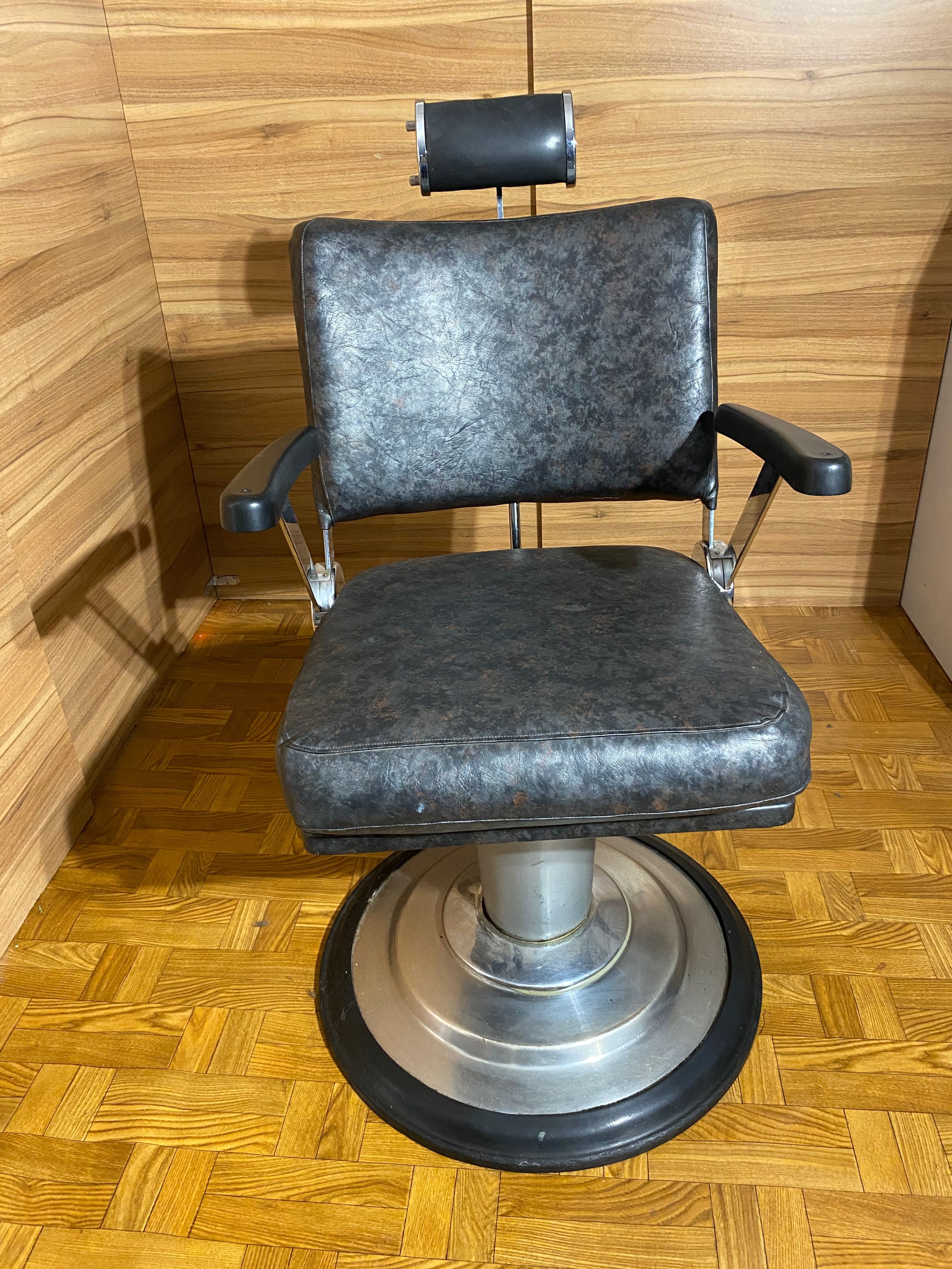 Fotel Barberski  Fryzjerski Vintage Retro