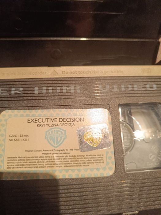 Film video VHS Krytyczna decyzja
