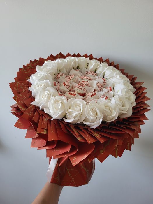 Bukiet z cukierków, wesele, ślub, prezent