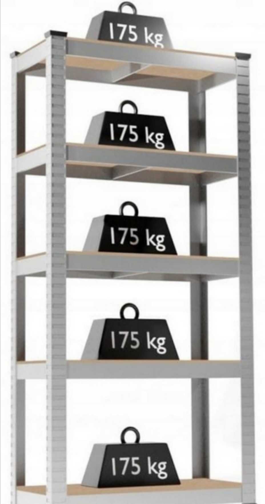 Regał metalowy - 180x90x40 cena już od 99 zł różne kolory, wymiary.