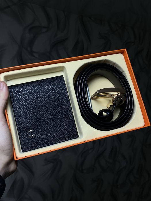 Комплект Hermes [ Кошелёк + ремень]