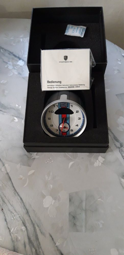 Настольные часы Porsche Tabletop Clock Martini Racing