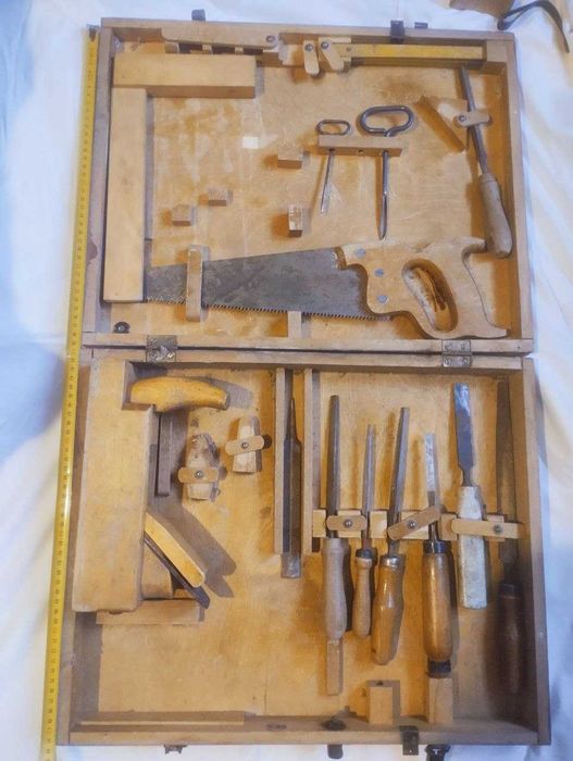 Инструменты плотника,набор,в чемодане СССР 50-60 годы