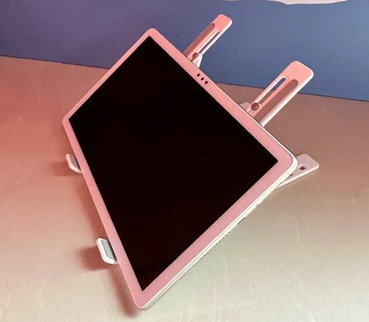 Suporte elevatório plástico para computador portátil tablet dobrável