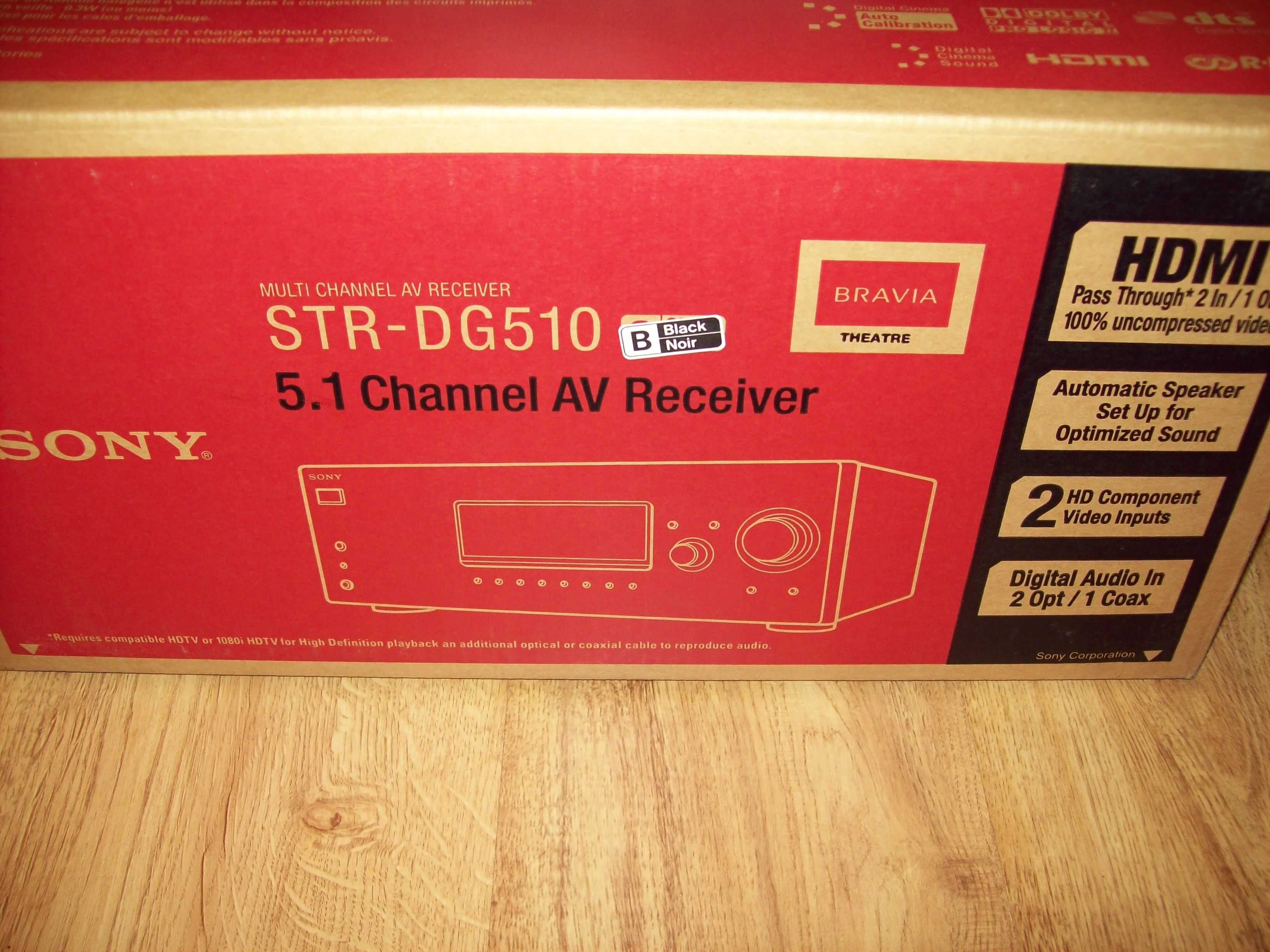Wzmacniacz amplituner kina domowego Sony STR-DG510 POLECAM ! ! !