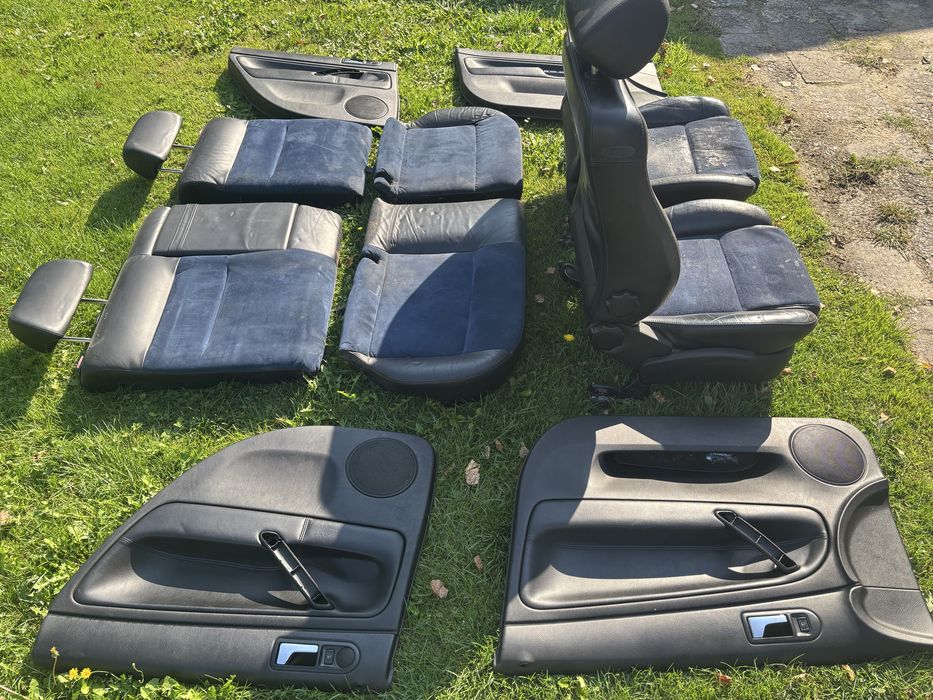 Komplet foteli pół skóra VW Passat B5 FL