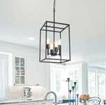Żyrandol lampa industrialna NOWA Farmhouse VINLUZ 4, import USA