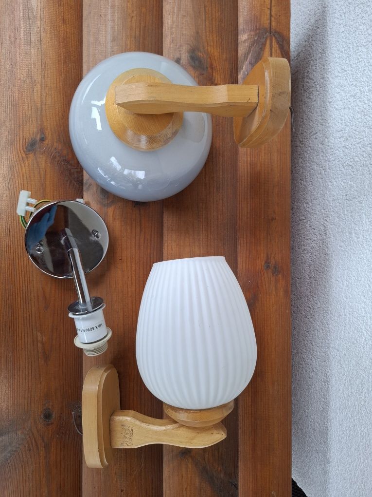 Lampy kinkiety z czasów PRL
