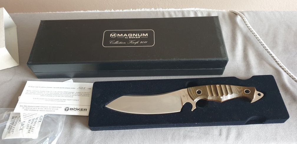 nóż wędkarski myśliwski Magnum  böker 2011