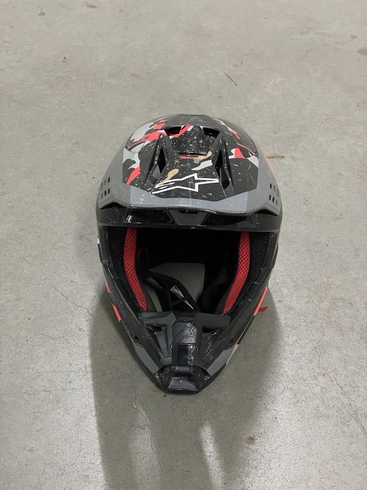 Capacete Motocross / Enduro AlpineStars SM5 (Tamanho S)