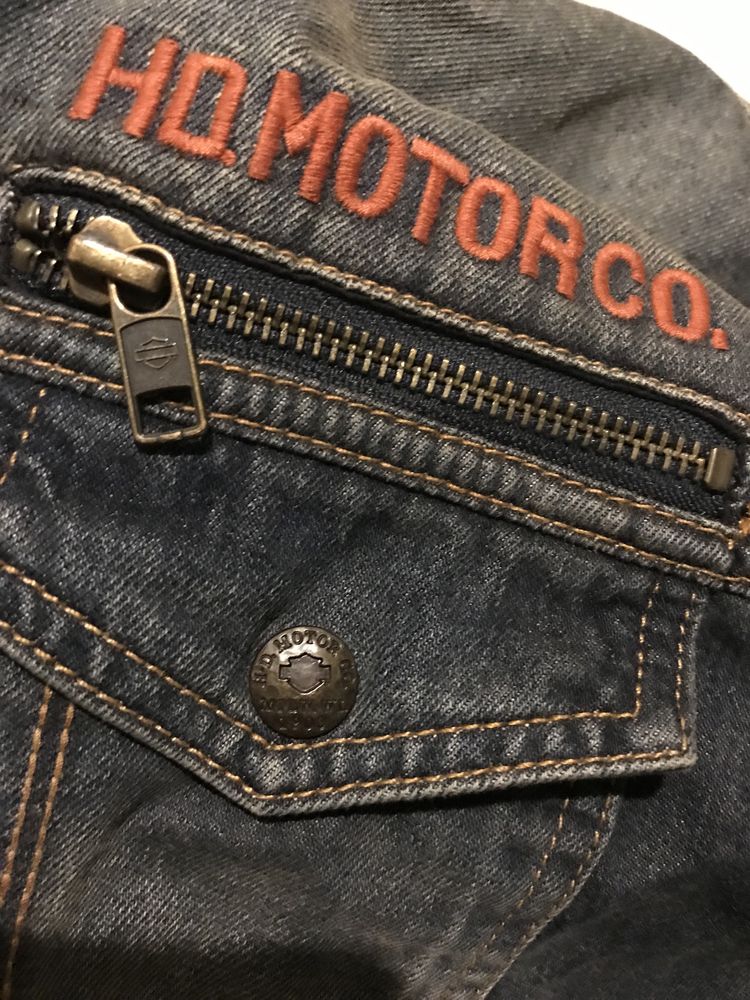 Джинсовая куртка  Harley Davidson